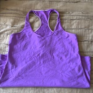Lululemon racer back yoga tank top never worn